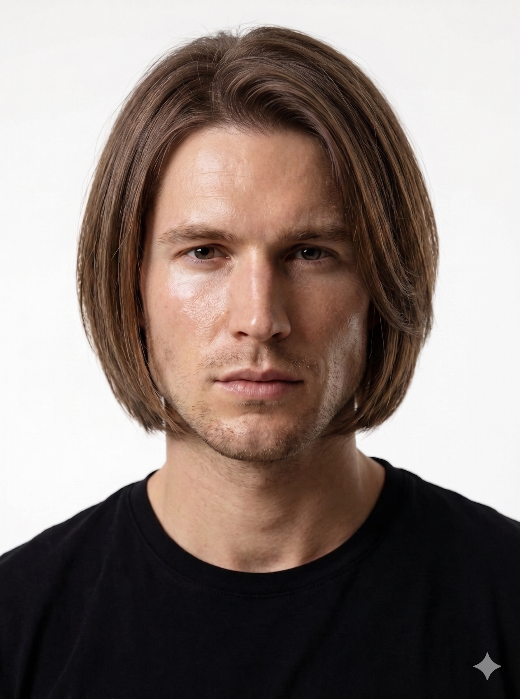 Medium Straight Layered Bob