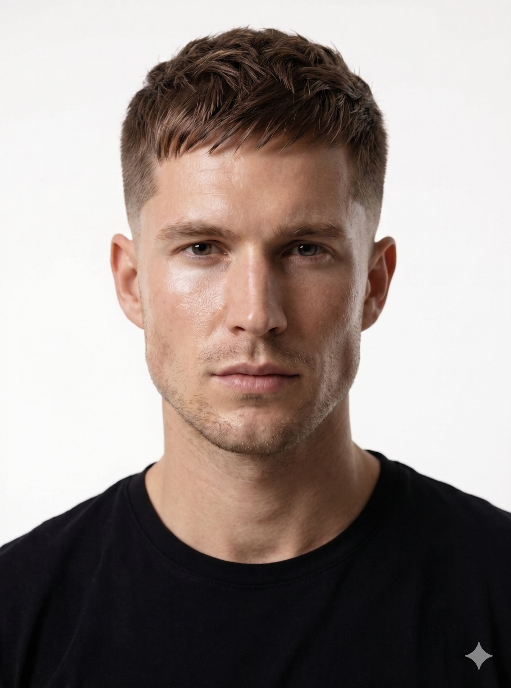 Textured Straight Pixie Tapered Sides