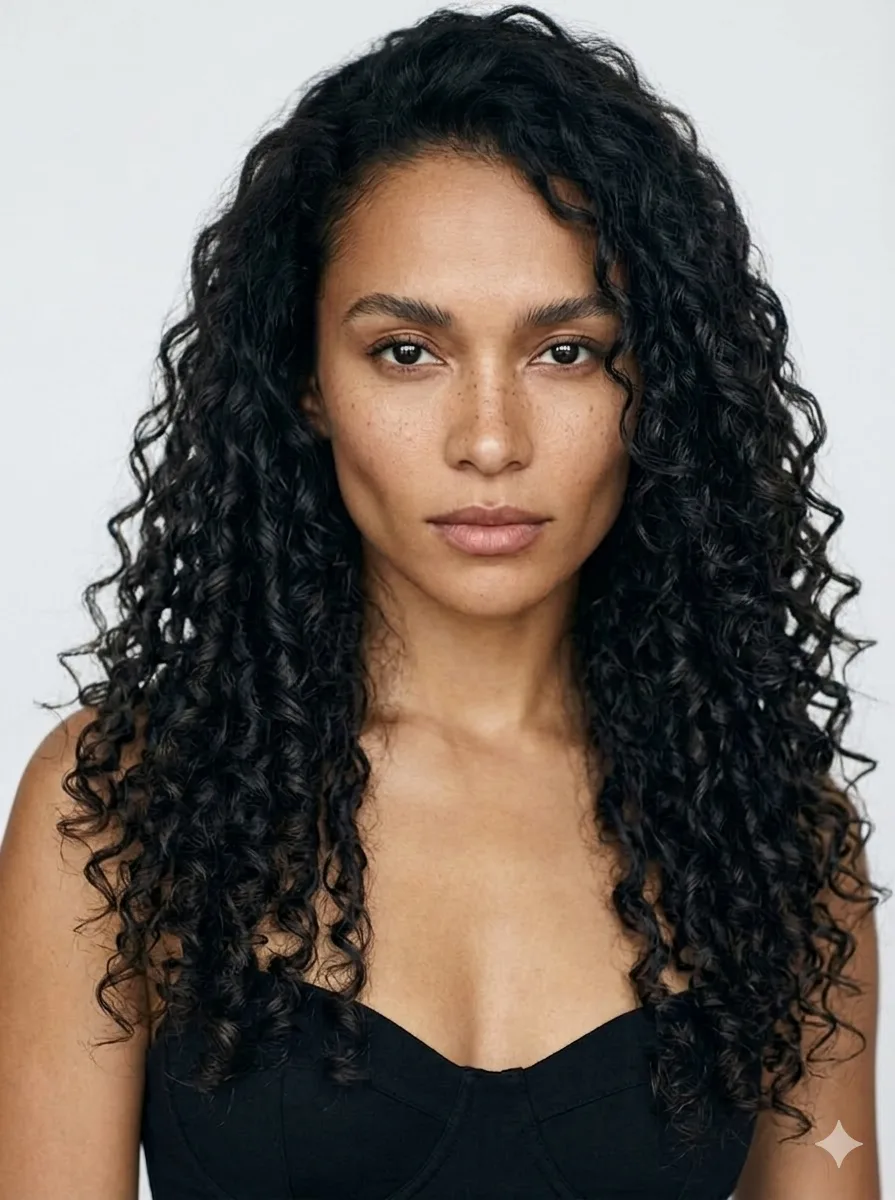 Long Defined Spiral Tresses