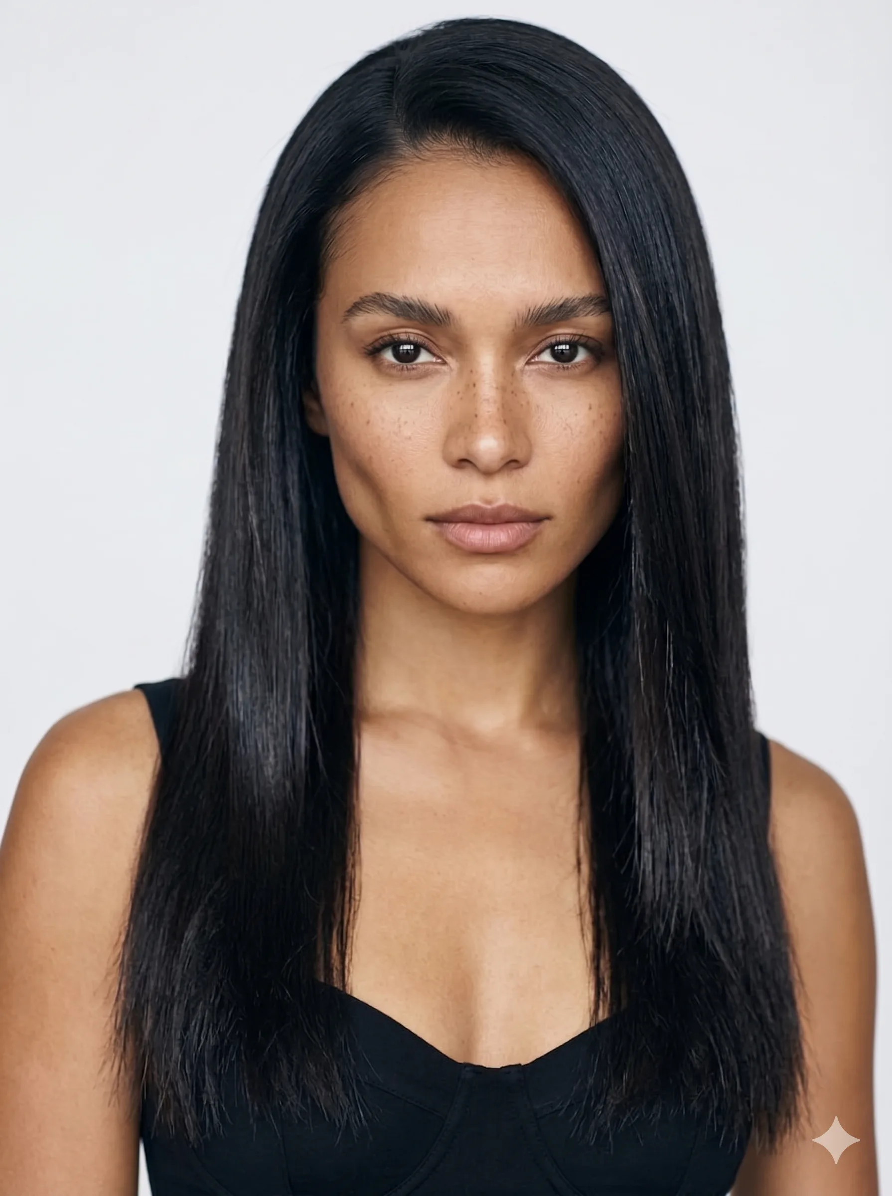 Long Straight Cut With Razored Ends